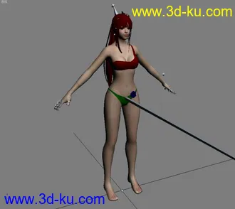 [模神重磅回归2012第三弹][原创]《洛奇英雄传》两女性角色模型解出的图片