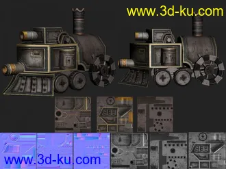 3D打印模型次时代小战车的图片