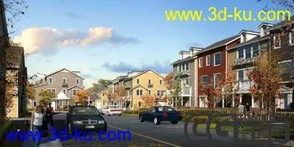 3D打印模型3d city street的图片