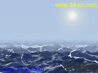 3D打印模型海水运动的图片