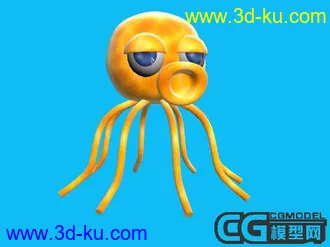 3D打印模型章鱼丸子（带动作）的图片