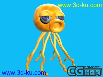 3D打印模型章鱼丸子（带动作）的图片