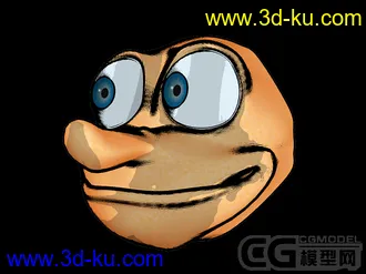 3D打印模型卡通效果头像的图片