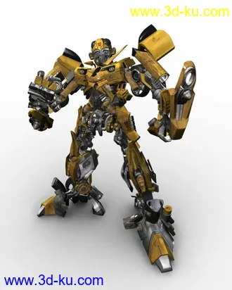 自己做的大黄蜂模型的图片