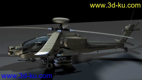 阿帕奇武装直升机模型的图片1