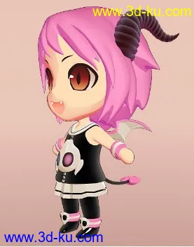 3D打印模型游戏角色女恶魔的图片