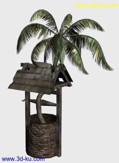 一棵漂亮的椰树模型的图片1