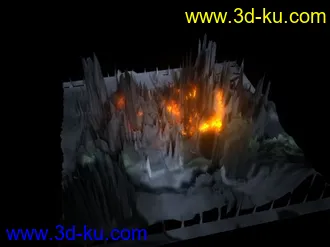 3D打印模型火山的图片