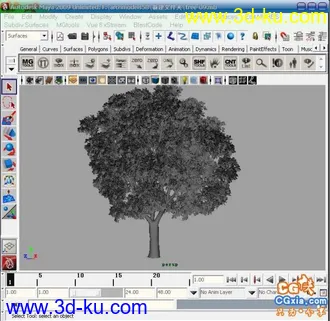 3D打印模型maya  TREE   高清樹模   大家來搶啊的图片