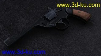 3D打印模型左轮手枪的图片