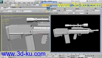 3D打印模型狙击枪的图片