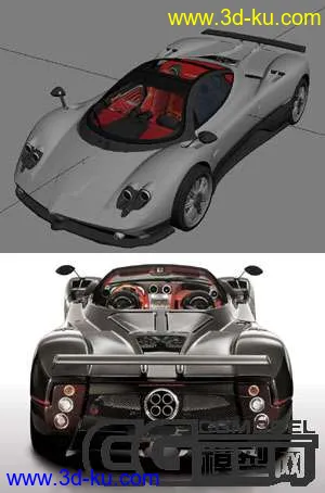 3D打印模型Pagani Zonda的图片