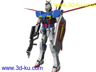 3D打印模型初学者做的一个高达的图片