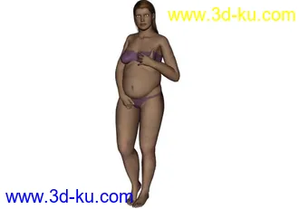 3D打印模型胖女人的图片
