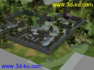 3D打印模型河阳城的图片