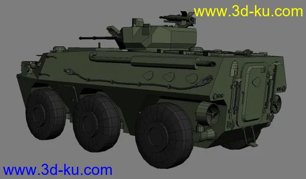PLA 的ZSL92B轮式装甲输送车--原创模型的图片1
