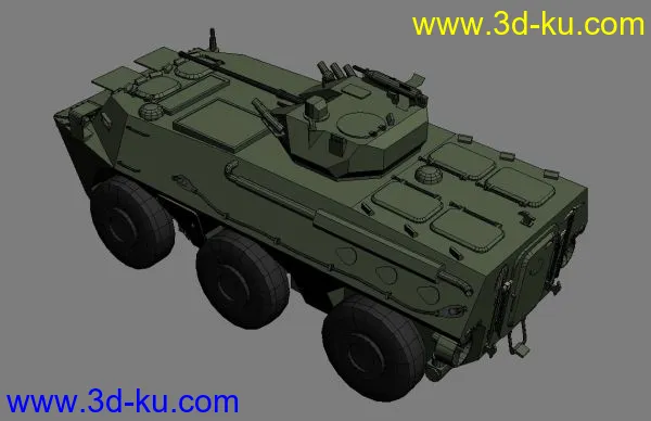 PLA 的ZSL92B轮式装甲输送车--原创模型的图片4