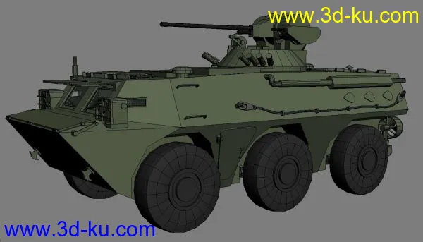PLA 的ZSL92A轮式装甲输送车--原创模型的图片1
