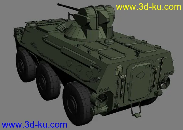PLA 的ZSL92A轮式装甲输送车--原创模型的图片2