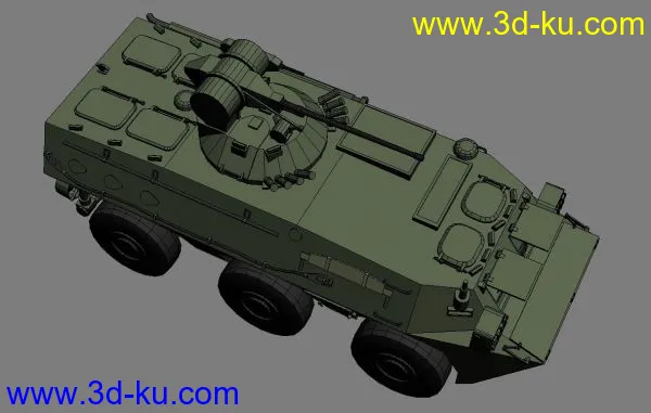 PLA 的ZSL92A轮式装甲输送车--原创模型的图片4
