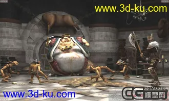 3D打印模型首发--霸王场景 胖厨子BOSS对决的图片