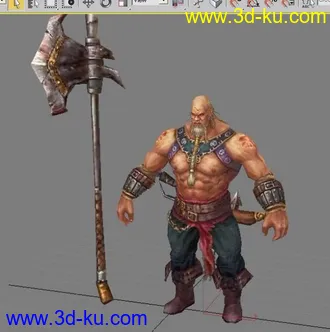 3D打印模型彪悍 男的图片
