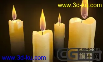 3D打印模型蜡烛的图片