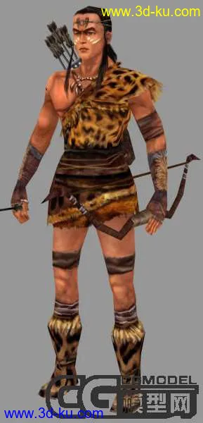 3D打印模型分享一个精美的游戏人物————猎人的图片