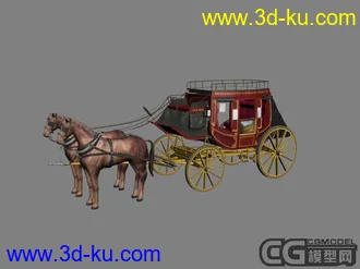 3D打印模型贵族马车的图片