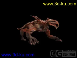 怪兽角色模型(有动作带贴图已蒙皮3dsmax2008格式)国外最新的角色模型的图片
