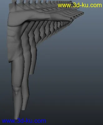 3D打印模型人体各部分建模步骤（适合初学者）的图片