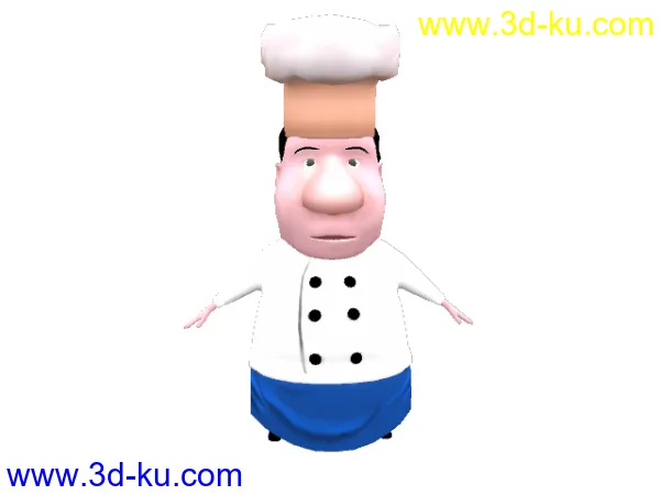 卡通厨师模型的图片2