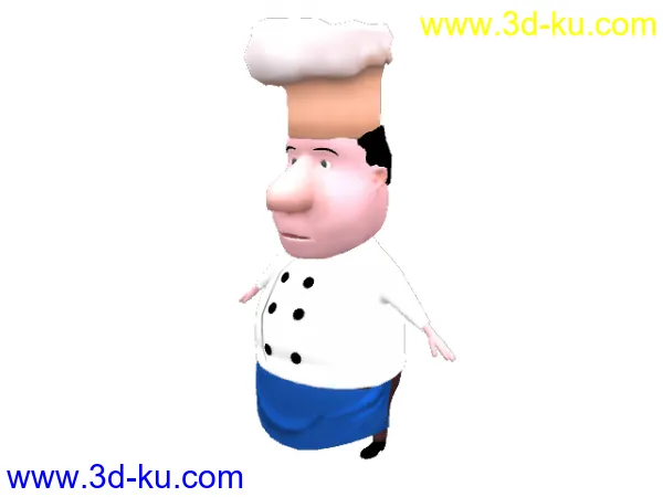 卡通厨师模型的图片3