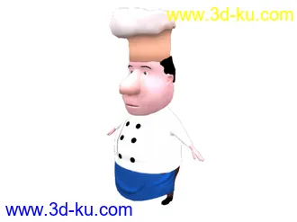 3D打印模型卡通厨师的图片