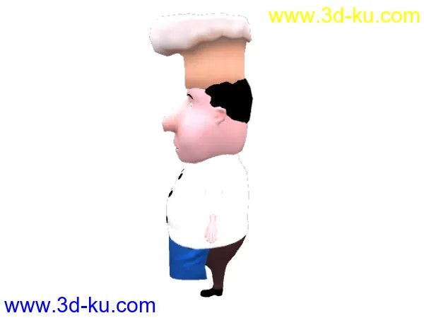 卡通厨师模型的图片4