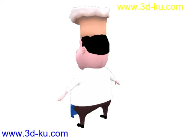 卡通厨师模型的图片5