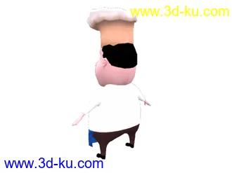 3D打印模型卡通厨师的图片