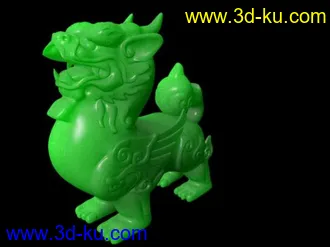 3D打印模型麒麟玉的图片