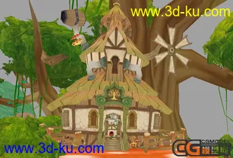 3D打印模型一个游戏场景(MAYA2009格式)的图片