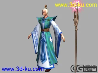 3D打印模型一个中国的先知的图片