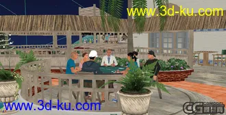 3D打印模型国外赌博游戏场景的图片