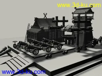 3D打印模型战车坊的图片