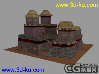 3D打印模型房子的图片