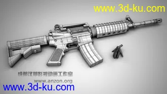 3D打印模型M4A1的图片