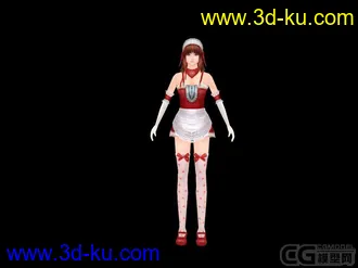 3D打印模型女仆上架的图片