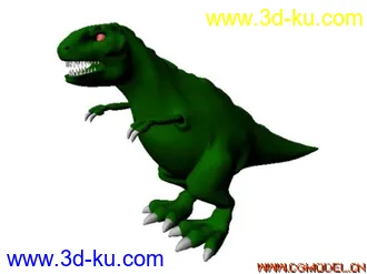 3D打印模型一个简单的小恐龙的图片