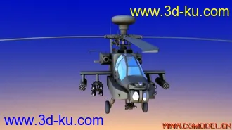 3D打印模型AH-64D拆UV画贴图把简模给你的图片