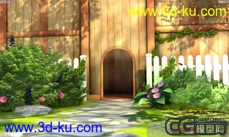 3D打印模型[首发] 来个清淡点的 非精模温馨可爱场景的图片