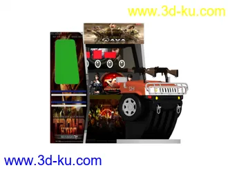 3D打印模型一个自己做的一台游艺机(*^的图片