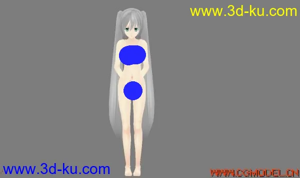 3d定制女仆——初音模型的图片1